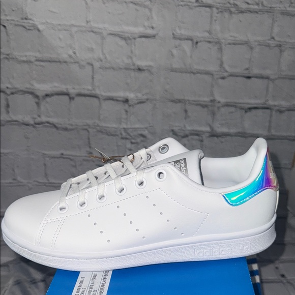 Adidas Stan Smith Sneakers with Iridescent Accent - Picture 1 of 7